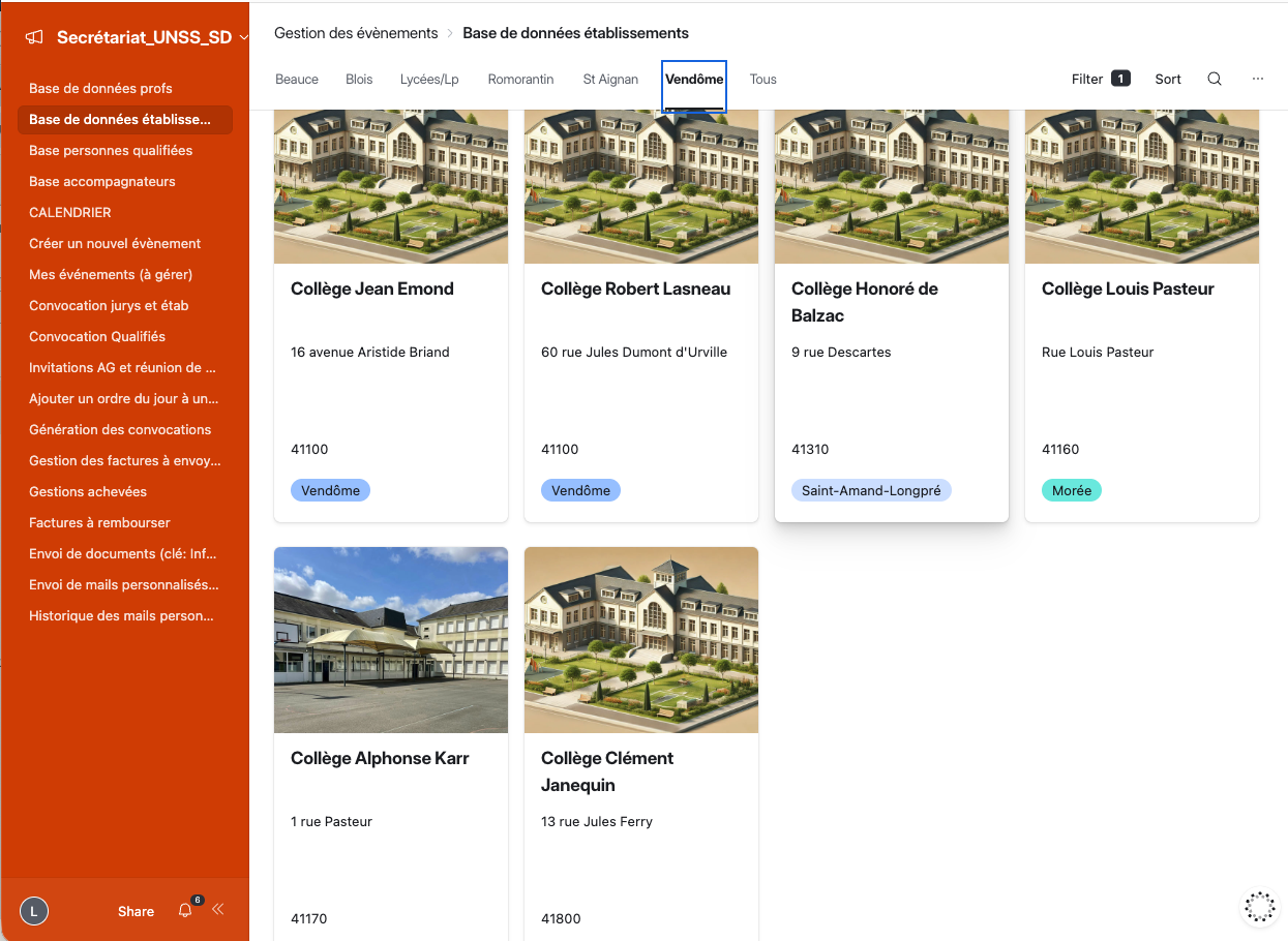 Secrétariat AS 41 - Image de couverture
